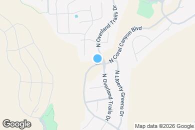 Map image of the property - 2249 N Coral Canyon Blvd
