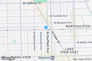Map image of the property - 3356-58 N. Sheffield