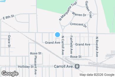 Map image of the property - 613 N Ashland Ave