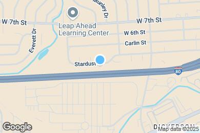 Map image of the property - 1920 Stardust St