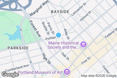 Map image of the property - 58 Portland St