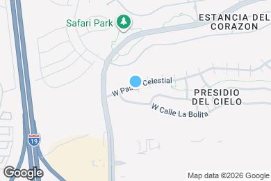 Map image of the property - 767 W Paseo Celestial