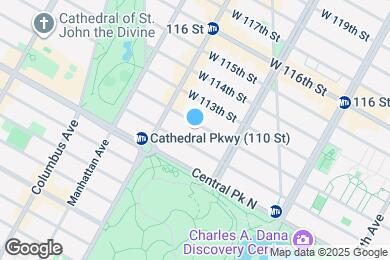 Map image of the property - 240 W 112th St