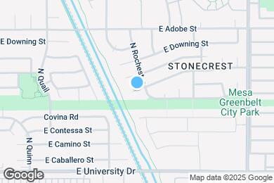 Map image of the property - 4859 E Dallas Cir