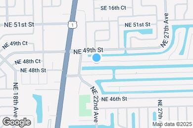 Map image of the property - 2300 NE 48th Ct