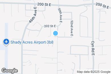 Map image of the property - 20316 50th Ave E