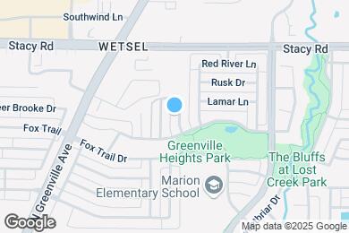 Map image of the property - 1709 Terrell Dr
