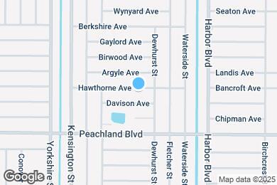 Map image of the property - 21287 Hawthorne Ave
