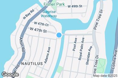 Map image of the property - 4607 N Meridian Ave