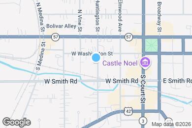 Map image of the property - 221 S Huntington St