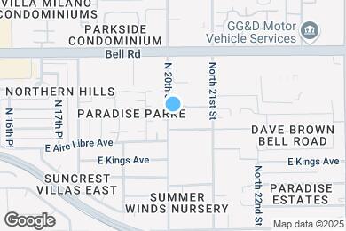 Map image of the property - 2009 E Heartwood Ln