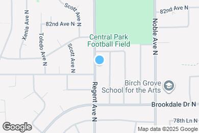 Map image of the property - 8008 Regent Ave N