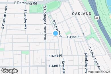 Map image of the property - 4114 S Drexel Blvd