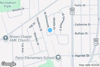 Map image of the property - 321 W Ainsworth St