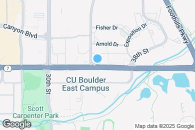 Map image of the property - 3401 Arapahoe Ave