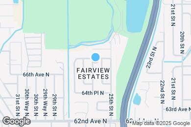 Map image of the property - 6685 26th Way N