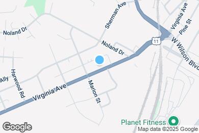 Map image of the property - 1109 Virginia Ave