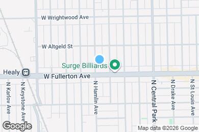 Map image of the property - 2415 N Hamlin Ave