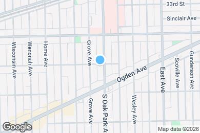 Map image of the property - 3500 S Oak Park Ave