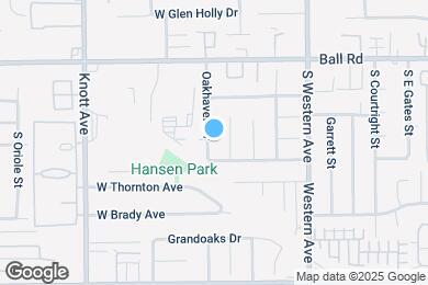 Map image of the property - 1324 S Oakhaven Dr