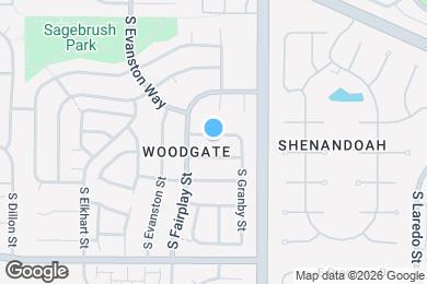 Map image of the property - 15092 E Chenango Ave