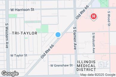 Map image of the property - 1922 W Ogden Ave