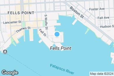 Map image of the property - The Crescent at Fells Point