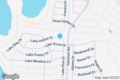Map image of the property - 1116 Lake Hollow Dr