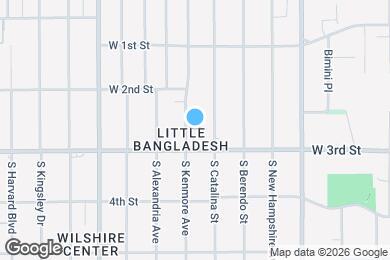 Map image of the property - 250 S Kenmore Ave