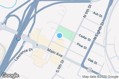 Map image of the property - 922 Oak St