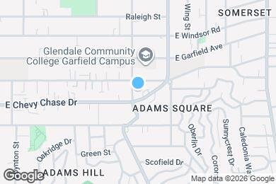 Map image of the property - 1012 S Adams St