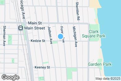 Map image of the property - 325 Kedzie St