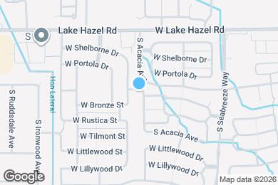 Map image of the property - 6511 S Acacia Ave