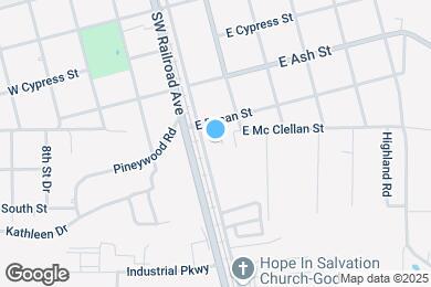 Map image of the property - 650 S E RR Ave