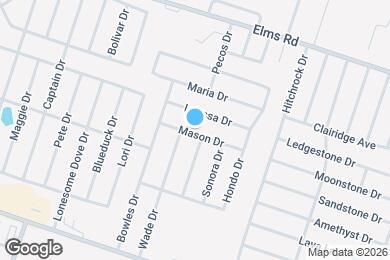 Map image of the property - 2707 Mason Dr