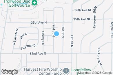 Map image of the property - 3309 2nd St N