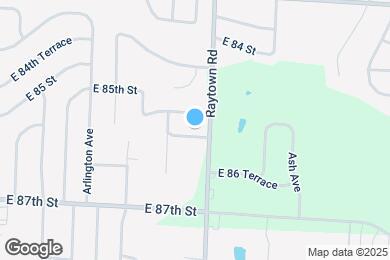 Map image of the property - 9912 E 85 Terrace