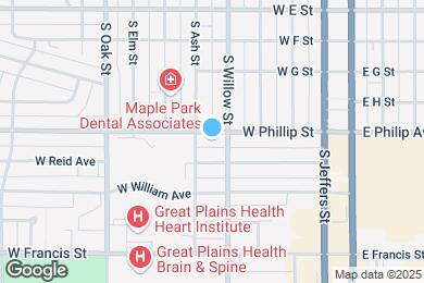 Map image of the property - 410 W Philip Ave