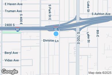 Map image of the property - 2450 S 600 E