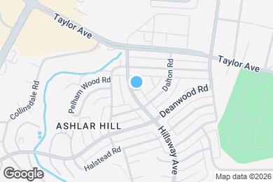 Map image of the property - 1307 Hillsway Ct