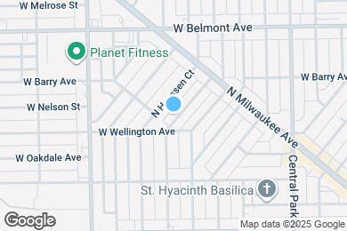 Map image of the property - 3022 N Avers Ave