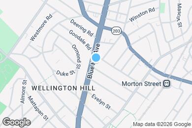 Map image of the property - 1238 Blue Hill Ave