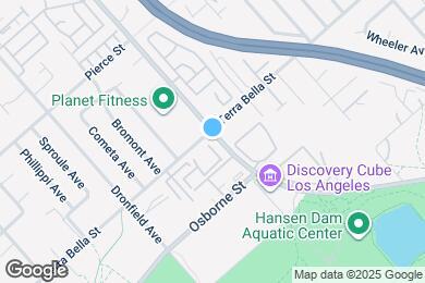 Map image of the property - Foothill Apartments