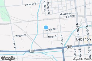 Map image of the property - 117 N 14th St