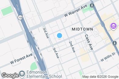 Map image of the property - 658 W Forest Ave