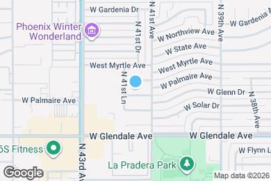 Map image of the property - 4122 W Glenn Dr