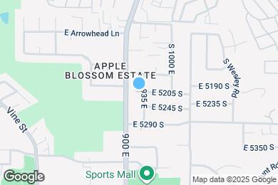 Map image of the property - 5206 S 935 E