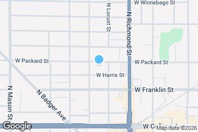 Map image of the property - 817 W Packard St