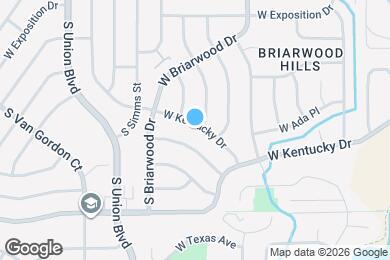 Map image of the property - 11436 W Kentucky Dr