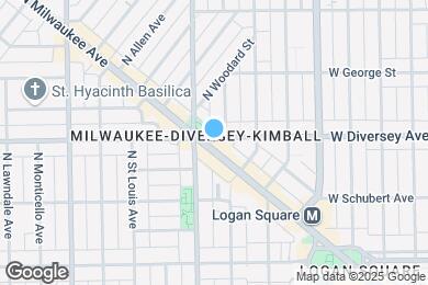 Map image of the property - 3335 W Diversey Ave